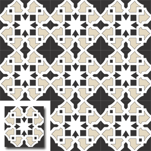 cement mosaic tile ref:118