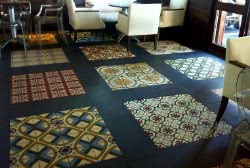 Mediterranean patchwork tiles